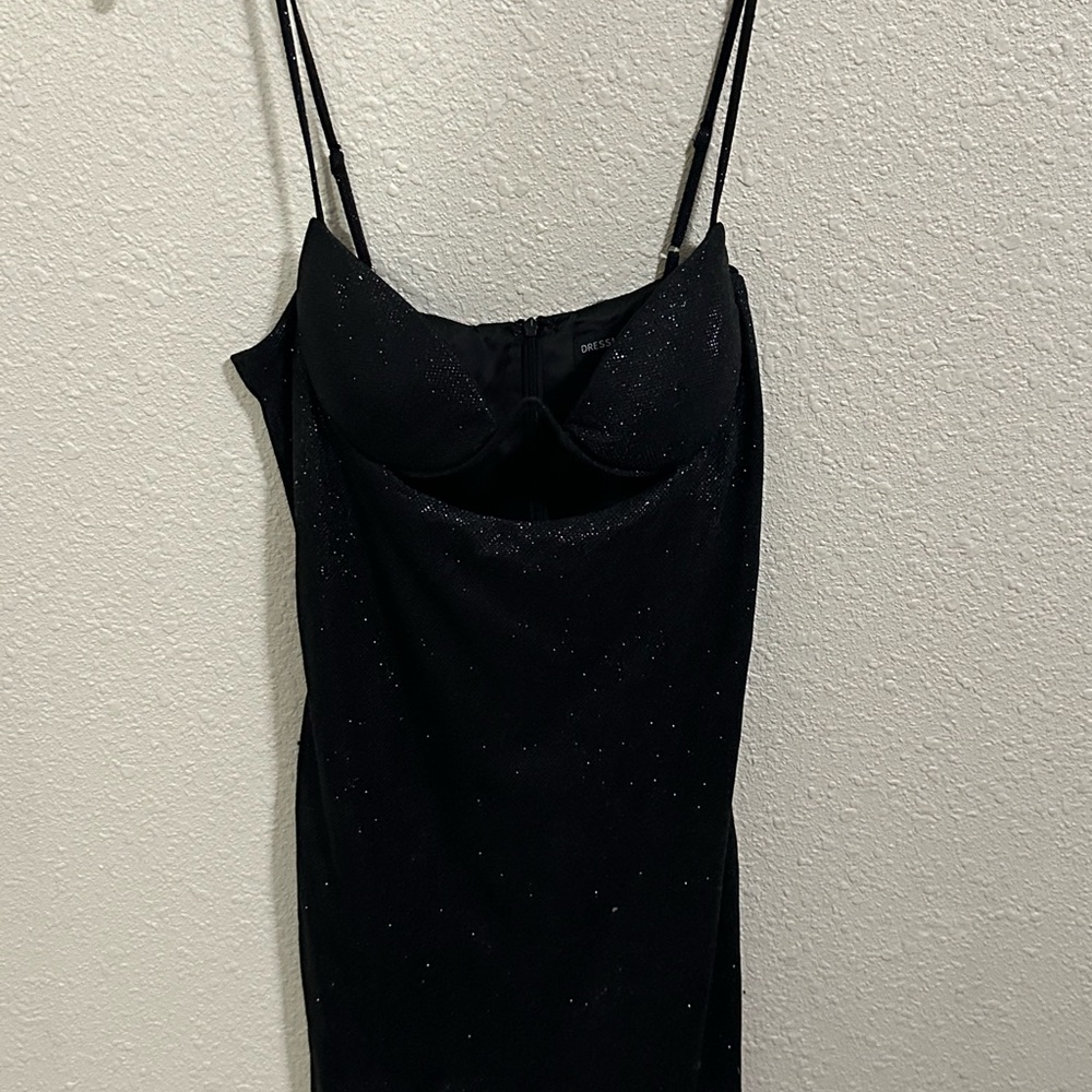 Black Bodycon Cut Out Mini Dress - Picture 4 of 4